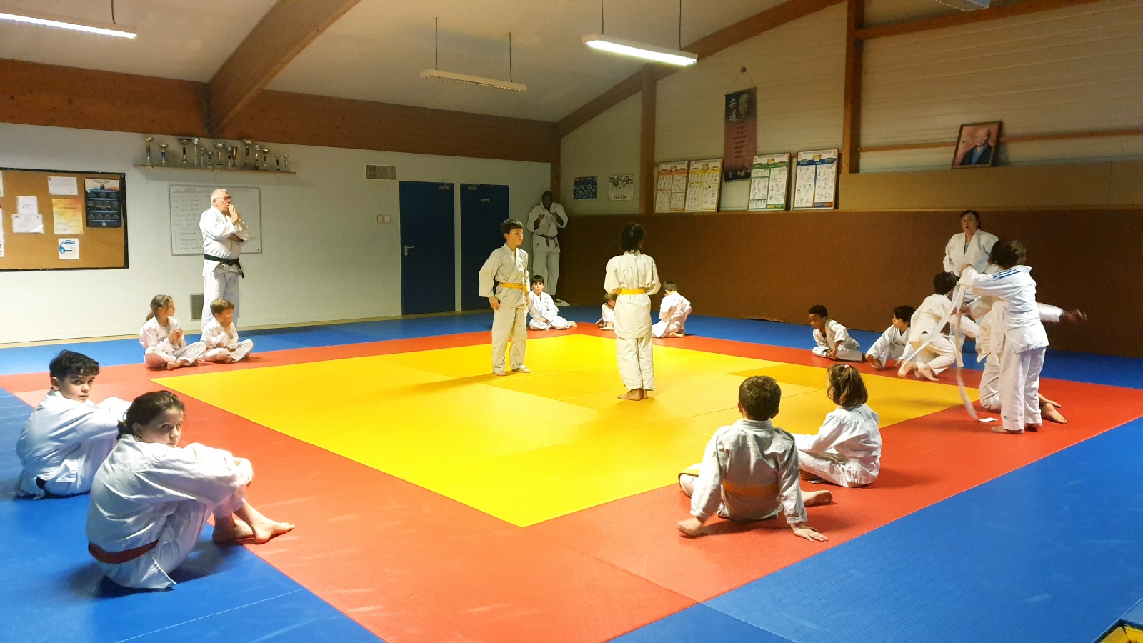 Les jeunes judokas
